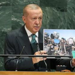 K&uuml;resel adaletin g&uuml;r sesi: Cumhurbaşkanı Erdoğan BM Genel Kurulu'na damga vurdu!