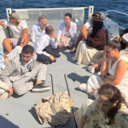 Muğla'da "şık giyimli" ş&uuml;pheliler ka&ccedil;ak g&ouml;&ccedil;men &ccedil;ıktı