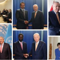 New York'ta diplomasi trafiği: Cumhurbaşkanı Erdoğan d&uuml;nya liderleriyle bir araya geliyor