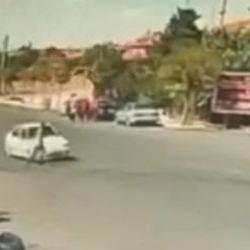Niğde'de korkutan kaza: Yolun karşısına koşan engelliye otomobil &ccedil;arptı