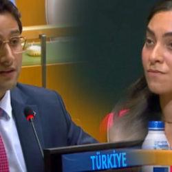 T&uuml;rk temsilcinin s&ouml;zleri sonrası İsrailli'nin verdiği tepki dikkat &ccedil;ekti!