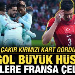 Tek gol b&uuml;y&uuml;k h&uuml;sran! Milli Takım'a Fransa &ccedil;elmesi