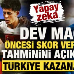 Yapay zekadan T&uuml;rkiye - Fransa ma&ccedil;ı i&ccedil;in skor tahmini: Arda gol atacak milliler kazanacak