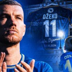 Edin Dzeko'dan son dans! Fenerbah&ccedil;e'den paylaşım geldi