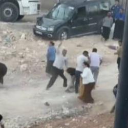 Gaziantep'te iki grup arasında taşlı sopalı meydan kavgası