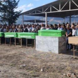Kazada &ouml;len 7 kişi toprağa verildi