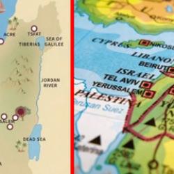 Amerikan gazetesinden tepki &ccedil;eken İsrail haritası