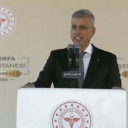 Bakan Memişoğlu Şanlıurfa Şehir Hastanesinin a&ccedil;ılışında konuştu:  Rekor d&uuml;zeye &ccedil;ıktı