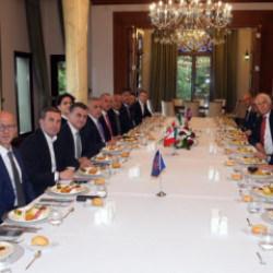 T&uuml;rkiye - İtalya resmi ma&ccedil; yemeği d&uuml;zenlendi