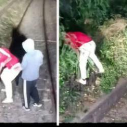 İzmir'de akılalmaz olay! Treni ka&ccedil;ıran yolcular ter&ouml;r estirdi