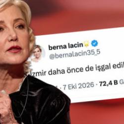Berna La&ccedil;in&rsquo;in İzmir paylaşımına soruşturma! Başsavcılık harekete ge&ccedil;ti