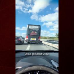 Galatasaray otob&uuml;s&uuml;n&uuml;n peşine takıldı! Sonu k&ouml;t&uuml; oldu
