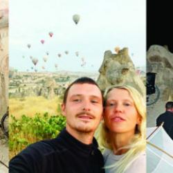 G&ouml;reme'de 1000 yıllık kilisede kamp kurup yayın yaptılar: İsko&ccedil;lara tepki yağıyor