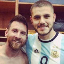 Icardi'den &uuml;&ccedil; kelimelik Messi paylaşımı!