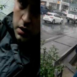 İstanbul'da kendisini kaydeden kamerayı &ccedil;aldı!