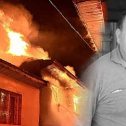 Manisa'da acı olay! Evinin yanışını izlerken fenalaşıp &ouml;ld&uuml;