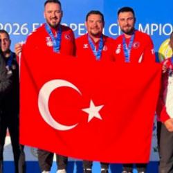Yunanistan'da bayrağımız zirvede! Milli sporcumuz Avrupa şampiyonu