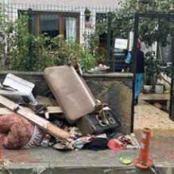 Beykoz'da su baskının bilan&ccedil;osu g&uuml;n ağarınca ortaya &ccedil;ıktı