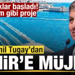 Cemil Tugay'dan İzmir'e m&uuml;jde! Kolları sıvadı, hazırlıklar başladı! Devrim gibi proje