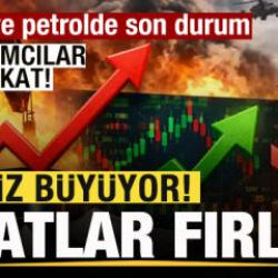Savaş b&uuml;y&uuml;yor! Petrol fiyatları fırladı! Altında son durum! Yatırımcılar dikkat!