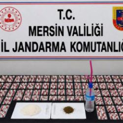 Mersin'de jandarmadan gece yarısı uyuşturucu baskını: 2 zanlı tutuklandı!