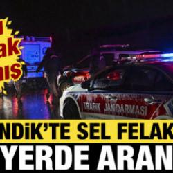 Pendik'te sel felaketi: 2 kişi her yerde aranıyor... Camı kırarak &ccedil;ıkmış!