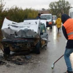 Tekirdağ'da feci kaza: 7 kişi yaralandı!