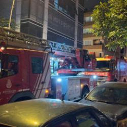Bah&ccedil;elievler'de apart otelde korkutan yangın