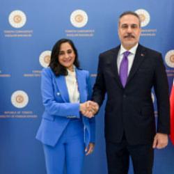 Bakan Fidan, Kanadalı mevkidaşı Anand ile g&ouml;r&uuml;şt&uuml;