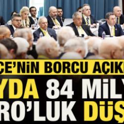 Fenerbah&ccedil;e'nin g&uuml;ncel borcu a&ccedil;ıklandı! 3 ayda 84 milyon euroluk d&uuml;ş&uuml;ş