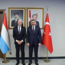 İ&ccedil;işleri Bakanı &Ccedil;ift&ccedil;i, L&uuml;ksemburg Temsilciler Meclisi Başkanı Wiseler ile g&ouml;r&uuml;şt&uuml;