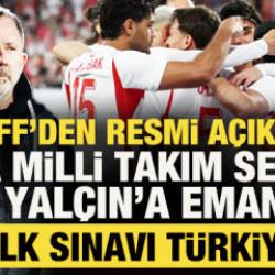 TFF'den resmi a&ccedil;ıklama! A Milli Takım, 4 yıllığına Sergen Yal&ccedil;ın'a emanet