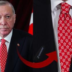Erdoğan'ın 29 Ekim t&ouml;reninde taktığı kravatta anlamlı mesaj! 'KAAN' s&uuml;rprizi!