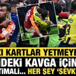 Kırmızı kart yetmeyecek! Derbinin &ouml;n&uuml;ne ge&ccedil;en kavgada verilecek cezalar ağır olabilir