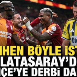 Osimhen b&ouml;yle istedi! Galatasaray'dan Fenerbah&ccedil;e'ye derbi darbesi