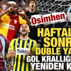 Osimhen, haftalar sonra duble yaptı! S&uuml;per Lig'de gol krallığı yarışı kızıştı