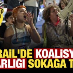 Sandık sonrası sokak depremi! İsrail'de koalisyon pazarlığı sokağa taştı!