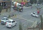 Beton mikseri hamile anneyi altına aldı: O anlar