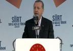 Cumhurbaşkanı Erdoğan Siirt'te konuştu