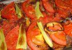 Fırında domatesli et tarifi