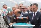 Hastane temelini Durmuş Dede ile birlikte attı