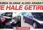 Hurda arabayı bakın ne hale getirdi