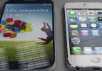 iPhone 5S ve Samsung Galaxy S4 karşılaştırması