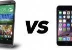 iPhone 6 ve HTC One M8 karşılaştırması