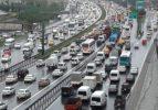 Tatilin adı yetti: İstanbul'da trafik kilit!