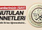 Peygamberimizin (SAV) unutulan sünnetleri