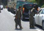 PKK karayolunda kimlik kontrol&uuml; yaptı