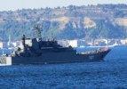 Rus savaş gemisi Marmara Denizi'ne açıldı