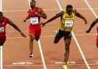 Saniyenin yüzde 1'i farkla şampiyon Usain Bolt!