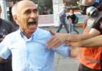 Taksim'de esnaftan polise sert tepki